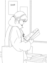 Picturesque day of Vision. Coloring Book