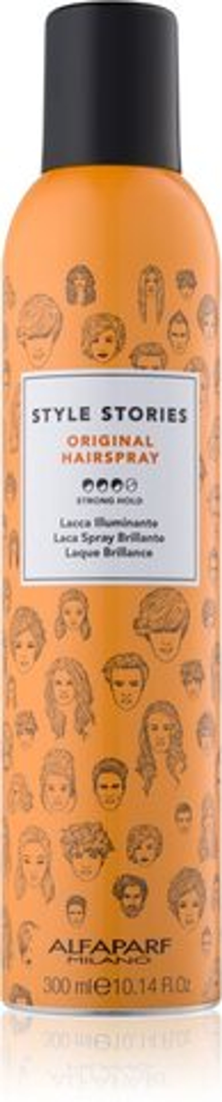 Alfaparf Milano Style Stories Original - лак для волос сильной фиксации /   300  ml  / GTIN 8022297071435