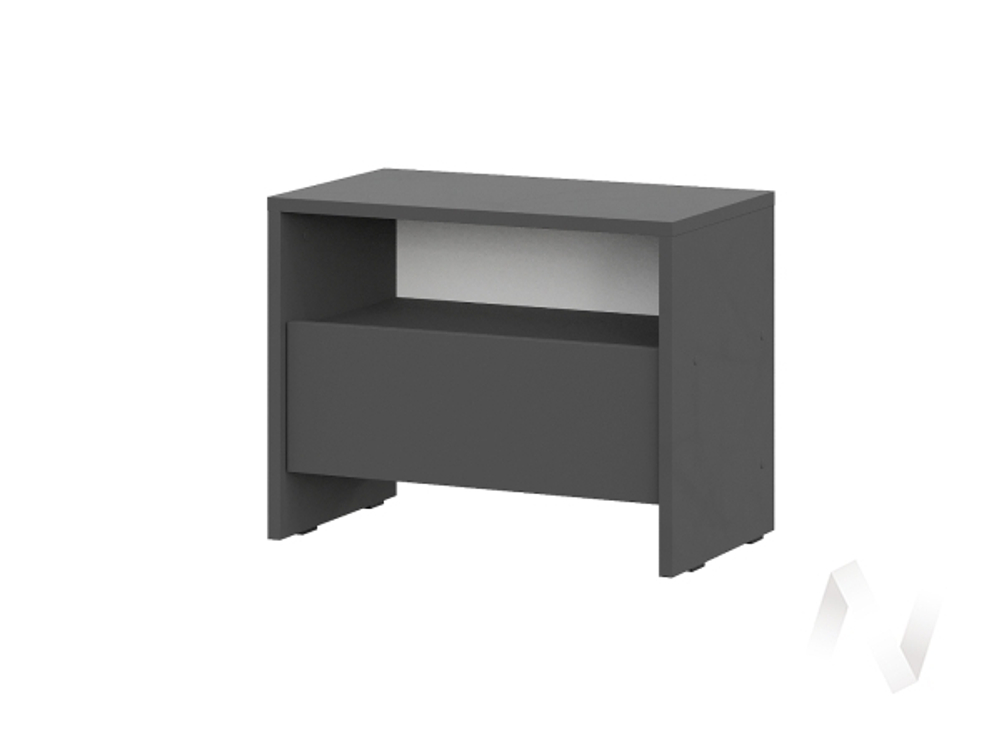Тумба прикроватная Камелия (графит серый)