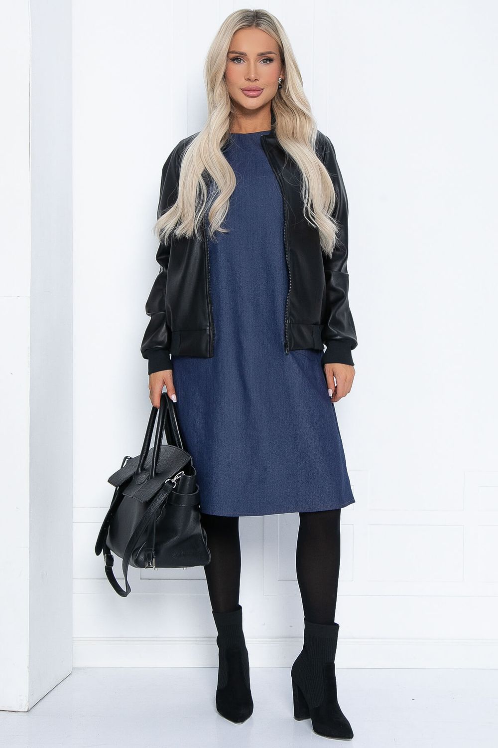 Платье Рита НЬЮ (джинс) П12440-2 LT Collection