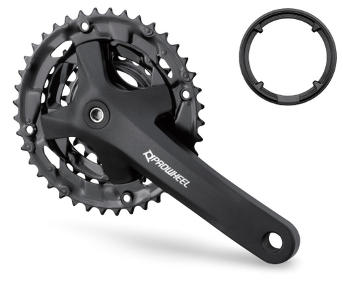 Система Prowheel MTB 3х9S, 40-30-22T, сталь, защита, 175, алюм, Chainline 50, кв под 124,5 черн.