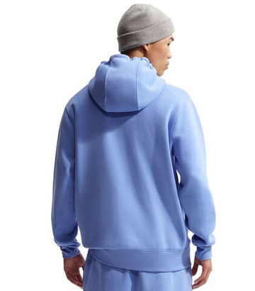 Мужская теннисная кофта Nike Club Fleece Pullover - royal pulse/royal pulse/white