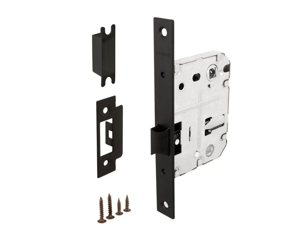 Защелка врезная P72-50 BL Черный