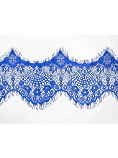 Кружево Французское, ш. 12 см, синий