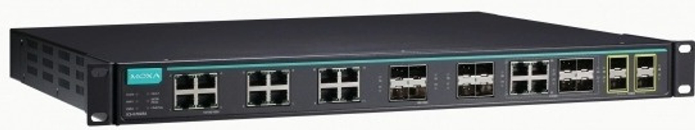 Коммутатор управляемый MOXA ICS-G7828A-8GSFP-4XG-HV-HV-T
