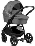 Детская коляска Noordi Fjordi 3 в 1 с автокреслом Terra Edusky Black 1132813/1302813 Dark Grey