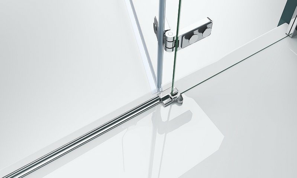 Душевая дверь BelBagno Kraft 90 KRAFT-B-12-60/30-C-Cr-L профиль Хром стекло прозрачное