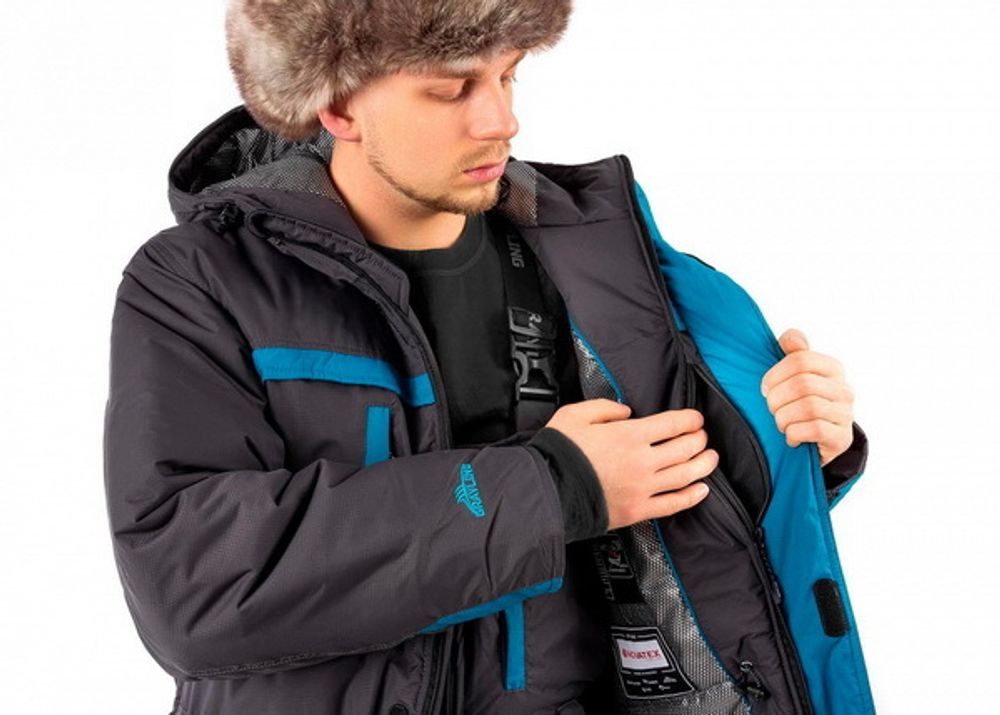 Зимний костюм Соболь -35 (таслан, графит) GRAYLING