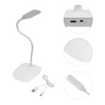 Светильник настольный Click 4Вт, LED, 4000К, диммируемый 3 ступени, заряжаемый, на основании, белый