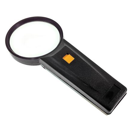 Лупа c подсветкой ZM1075, x4, d-75mm