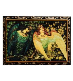 ШК-11/11-A Шкатулка в технике декупаж (10х14х4)