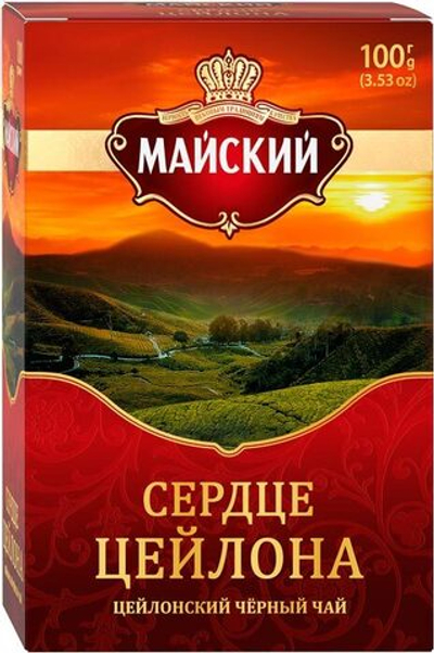 Чай весовой Майский Сердце Цейлона 100 г