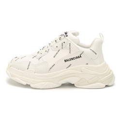 Balenciaga Triple S White Logo