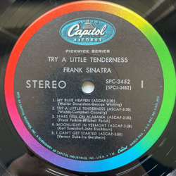Винтажная виниловая пластинка LP Frank Sinatra Try A Little Tenderness (США 1968)