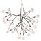 Подвесная люстра Crystal Lux Evita SP36 Black/Transparent