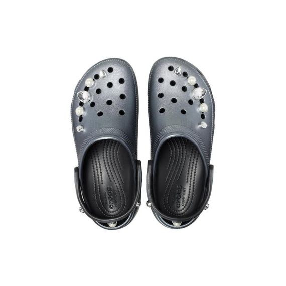Crocs Classic Cloud 'Silver Black'
