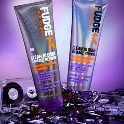 Fudge Clean Blonde Damage Rewind - тонирующий кондиционер для светлых волос /   250  ml  / GTIN 5060420335552