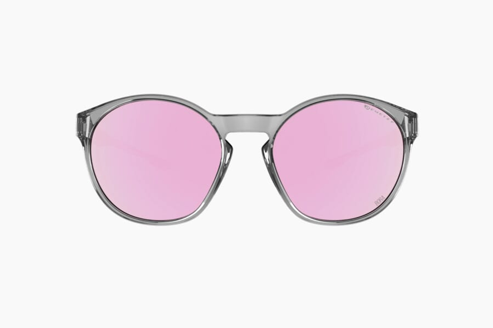 Спортивные очки Demetz Gain / Crystal Grey Grey Polarized with Turquoise/Pink Mirror Cat.3