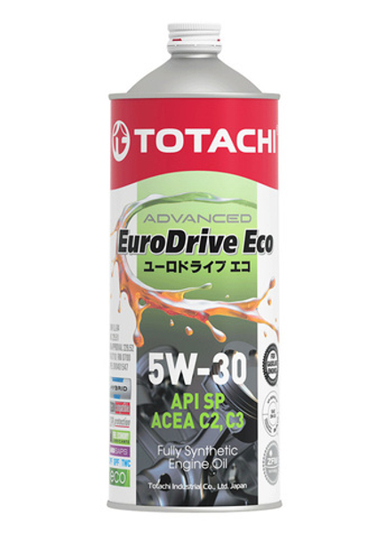 Синтетическое моторне масло TOTACHI EURODRIVE ECO Fully Synthetic 5W-30 API SP, ACEA C2/C3, ILSAC 1л