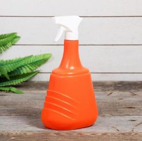 Пульверизатор распылитель садовый с бутылкой 1,2 л цвет Оранжевый