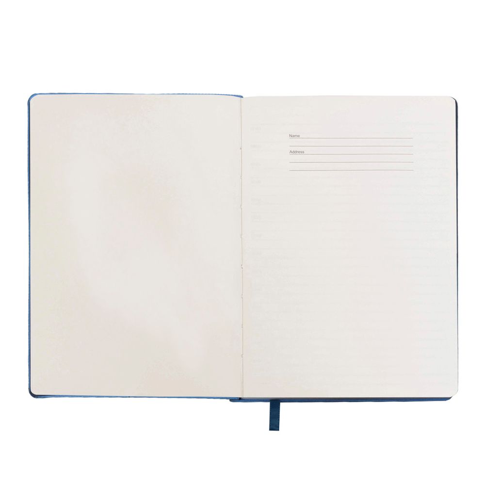 Блокнот NIKA soft touch Синий