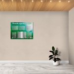 Стенд Уголок охраны труда с карманами А4 и перекидной системой