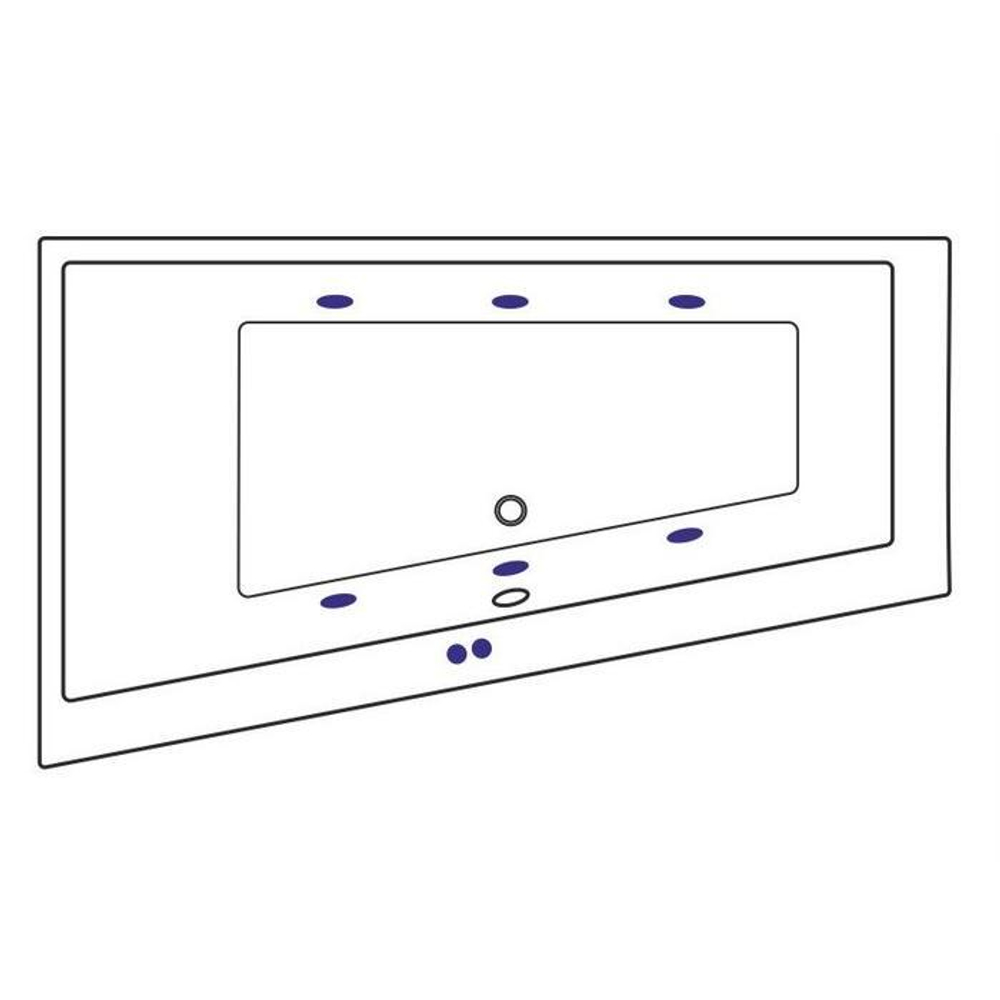Акриловая ванна Excellent Sfera Slim L Soft 170x100 WAEX.SFL17S.SOFT