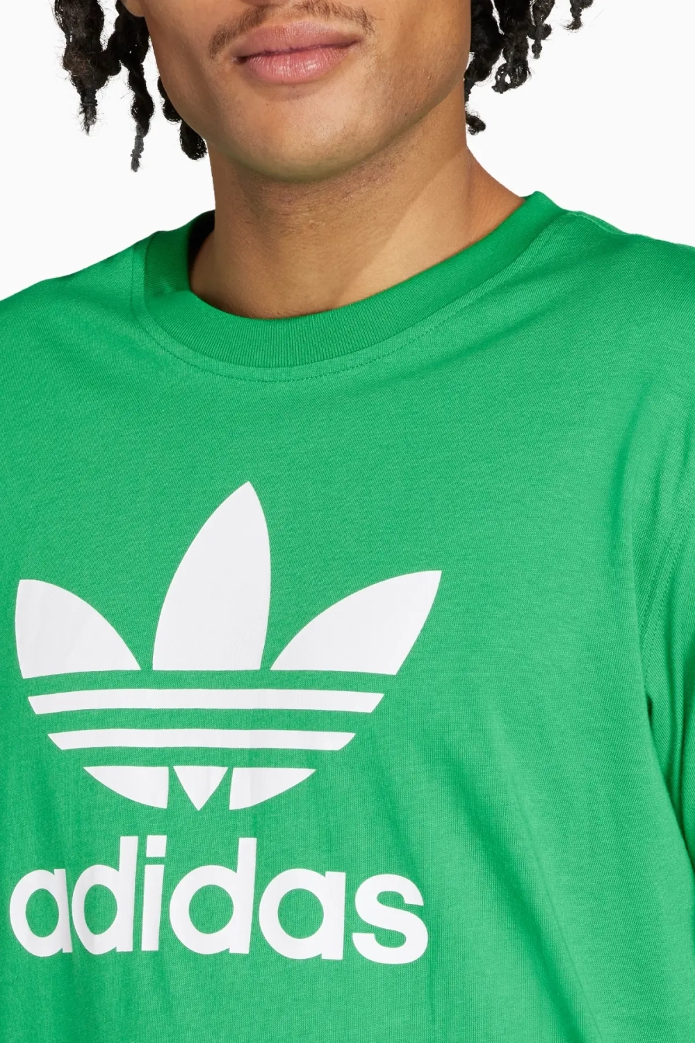 Футболка adidas Adicolor Trefoil - зеленый