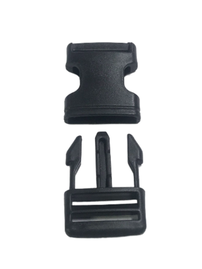 Карабин пластиковый (фастекс) на рюкзак 20 мм черный