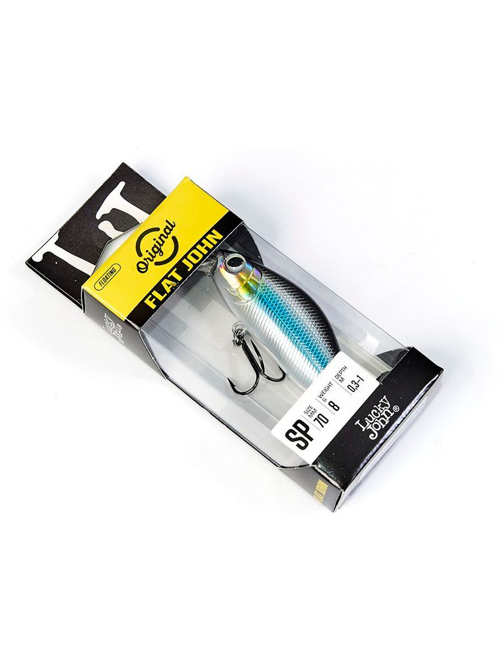 Воблер суспендер Lucky John Original FLAT JOHN 07/A82