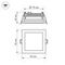 Встраиваемый светодиодный светильник Arlight LT-S96x96WH 6W Warm White 120deg 015572