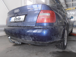 Фаркоп оцинкованный Galia A035A для Audi A4 седан/универсал 1994-2000(паспорт и сертификат в комплекте)(без электрики)