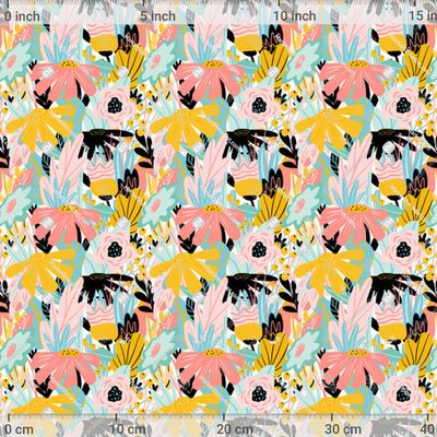 Абстрактный цветочный узор, цветочная поляна. by NARTSIK 769 DPI