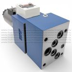 M-4SEW10D1X/420MG24N9K4 - Гидрораспределитель седельного типа Ду 10 с электроуправлением на 420 бар, схема D