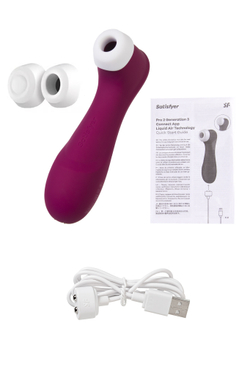 Вакуумный стимулятор клитора Satisfyer Pro 2 Generation 3, красный, 16,4 см