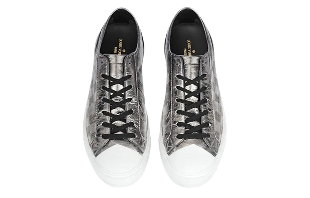 LOUIS VUITTON Tattoo Casual Skateboard Shoes Men"s