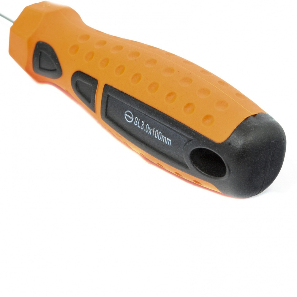 Отвертка "Point", SL3 х 100 мм, CrV, двухкомпонентная рукоятка Sparta