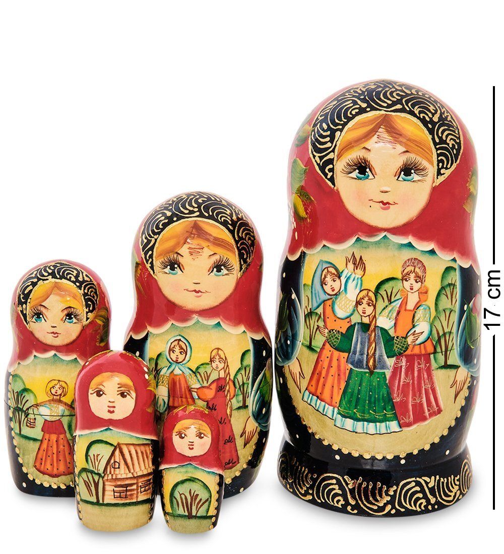 Народные промыслы МР-25/ 17 Матрешка 5м «Три девицы»