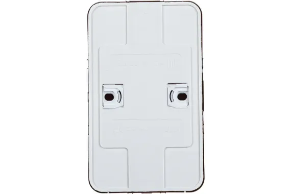 Розетка Systeme Electric BLANCA без заземления двойная накладная белая 35767