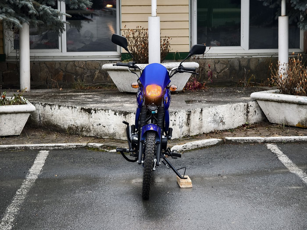 Мотоцикл ЗИД-125 (синий)