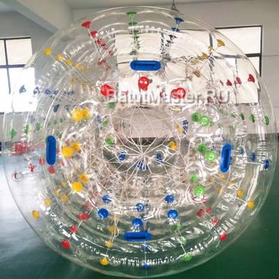 Бизнес-набор: Бассейн 8*8 м (1 шт), Водный роллер ТПУ (3 шт),насос (1 шт)