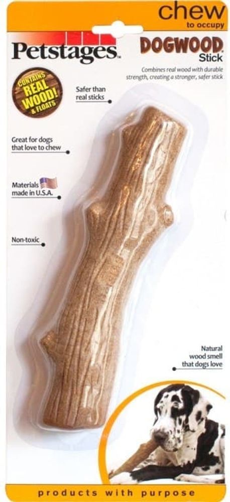 Petstages игрушка для собак Dogwood палочка деревянная большая