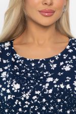 Блуза Маргоша (синяя) Б13814-16М LT Collection