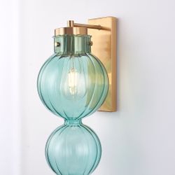 Бра Heathfield Lighting - Medina Wall Brass/Blue By Imperiumloft