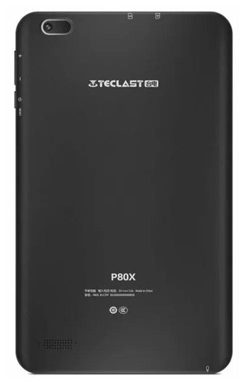 Задняя крышка для Teclast P80X (Черная)