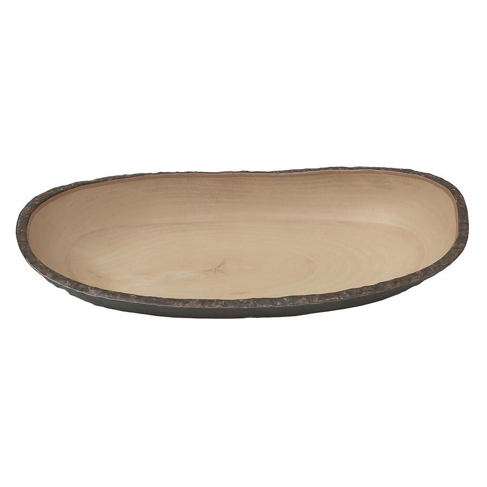 Блюдо 43*24*7,5 см овальное Timber Brown пластик меламин P.L. Proff Cuisine