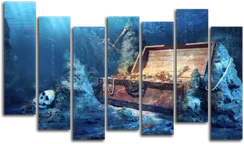 Модульная картина "Морское дно"