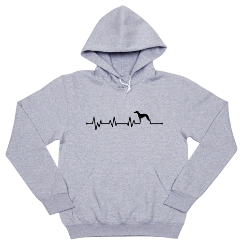 Толстовка "Левретка - сердечный ритм"