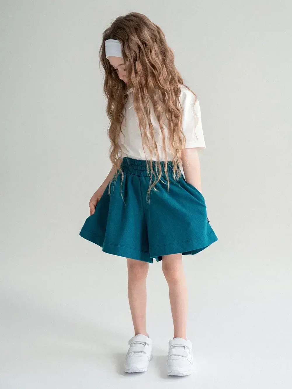 Шорты юбка для девочки, плотные