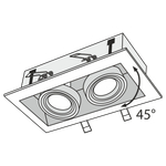 Встраиваемый светильник Maytoni Metal Modern DL008-2-02-S